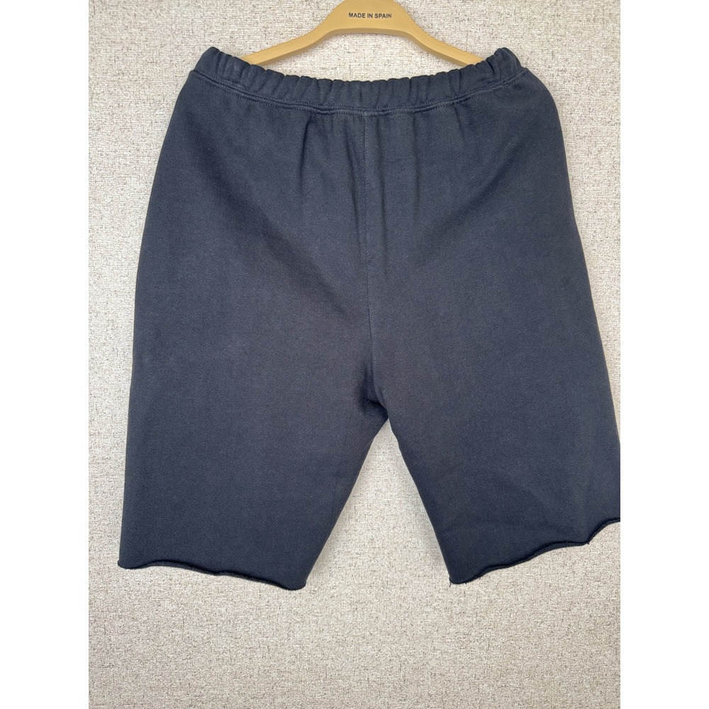 Free People FP Movement Charcoal Fleece Sweat Shorts Raw Hem Womens XS NWOT